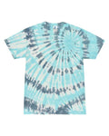 Colortone 1000 Unisex Multi-Color Tie-Dyed T-Shirt - Coral Reef - front