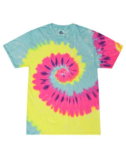 Colortone 1000 Unisex Multi-Color Tie-Dyed T-Shirt - Blast - front