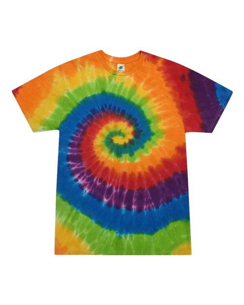 Colortone 1000Y Youth Multi-Color Tie-Dyed T-Shirt - Prism - front