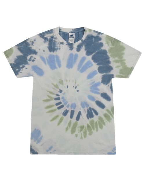 Colortone 1000Y Youth Multi-Color Tie-Dyed T-Shirt - Grand Canyon - front