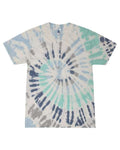 Colortone 1000Y Youth Multi-Color Tie-Dyed T-Shirt - Glacier - front
