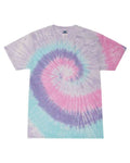 Colortone 1000Y Youth Multi-Color Tie-Dyed T-Shirt - Unicorn - front