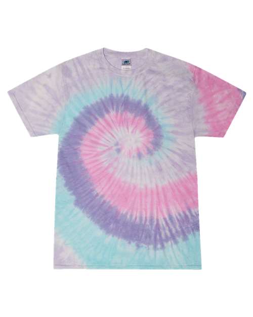 Colortone 1000Y Youth Multi-Color Tie-Dyed T-Shirt - Unicorn - front