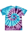 Colortone 1000Y Youth Multi-Color Tie-Dyed T-Shirt - Barbados - front
