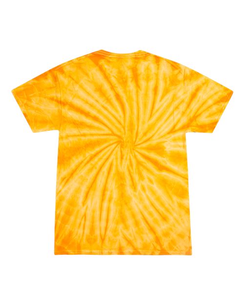 Colortone 1000Y Youth Multi-Color Tie-Dyed T-Shirt - Spider Gold - back