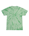 Colortone 1000Y Youth Multi-Color Tie-Dyed T-Shirt - Spider Mint - back