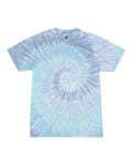 Colortone 1000Y Youth Multi-Color Tie-Dyed T-Shirt - Lagoon - front