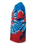 Colortone 1000Y Youth Multi-Color Tie-Dyed T-Shirt - Independence - side