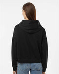 Independent Trading Co. PRM2600 Women's California Wave Wash Sunday Hooded Sweatshirt - Black - model back