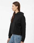 Independent Trading Co. PRM2600 Women's California Wave Wash Sunday Hooded Sweatshirt - Black - model side