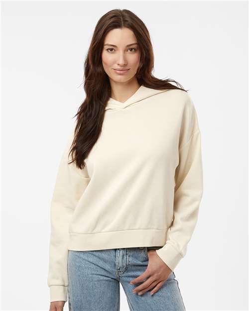 Independent Trading Co. PRM2600 Women's California Wave Wash Sunday Hooded Sweatshirt - Bone - model front
