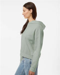 Independent Trading Co. PRM2600 Women's California Wave Wash Sunday Hooded Sweatshirt - Sage - model side