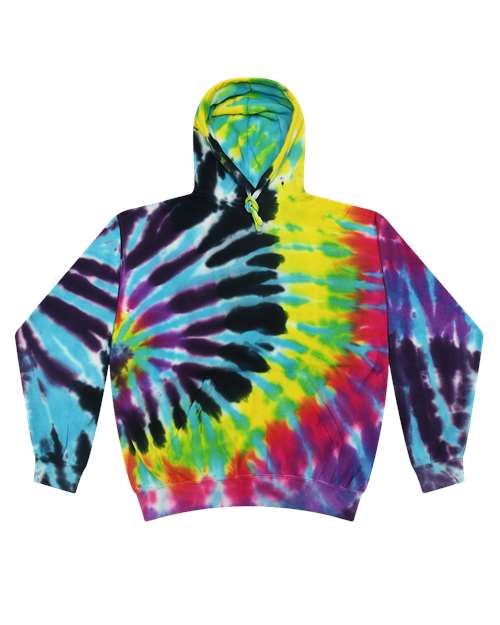 Colortone 8777 Unisex Tie-Dyed Hooded Sweatshirt - Flashback - front