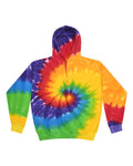 Colortone 8777 Unisex Tie-Dyed Hooded Sweatshirt - Prism - front