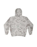 Colortone 8790 Unisex Crystal Wash Hooded Sweatshirt - Crystal Silver - front