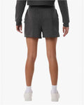Boxercraft BW6502 Women's Fleece Shorts - Charcoal Heather - model back