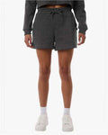 Boxercraft BW6502 Women's Fleece Shorts - Charcoal Heather - model front