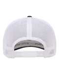 Flexfit 110R 110 Recycled Mesh Cap - Black/ White - back