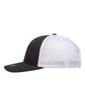 Flexfit 110R 110 Recycled Mesh Cap - Black/ White - side