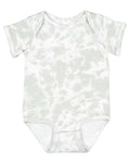 Rabbit Skins 4424 Infant Fine Jersey Bodysuit - Haze Tie Dye - front