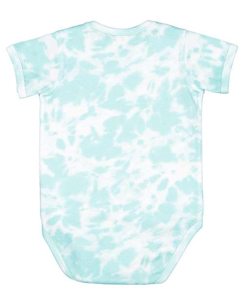 Rabbit Skins 4424 Infant Fine Jersey Bodysuit - Island Tie Dye - back