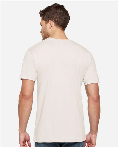 LAT 6901ECO Unisex Eco Jersey Tee - Eggshell - model back