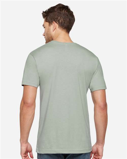 LAT 6901ECO Unisex Eco Jersey Tee - Eucalyptus - model back