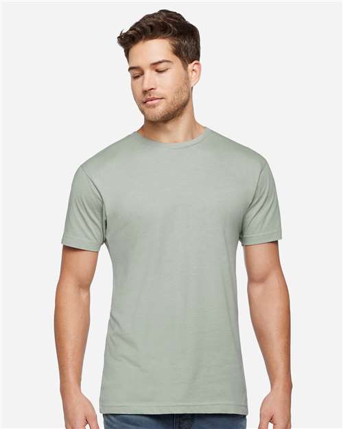 LAT 6901ECO Unisex Eco Jersey Tee - Eucalyptus - model front