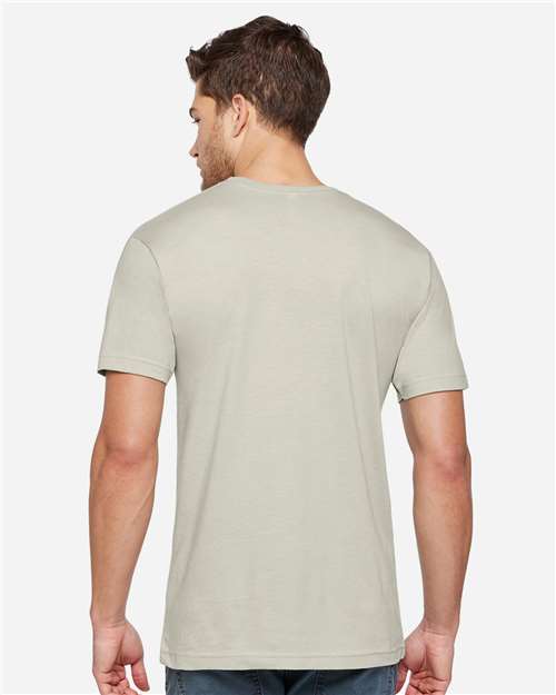 LAT 6901ECO Unisex Eco Jersey Tee - Hazel - model back