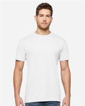 LAT 6901ECO Unisex Eco Jersey Tee - White - model front
