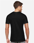 LAT 6904 Unisex Bamboo Tee - Black - model back