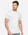LAT 6904 Unisex Bamboo Tee - White - model front