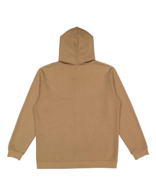 LAT 6927 Unisex Full-Zip Hoodie Sweatshirt - Coyote Brown - back