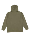 LAT 6927 Unisex Full-Zip Hoodie Sweatshirt - Military Green - back