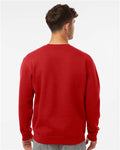 Independent Trading Co. IND3000 Unisex Heavyweight Crewneck Sweatshirt - Red - model back