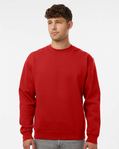 Heavyweight Crewneck Sweatshirt in Red, front view