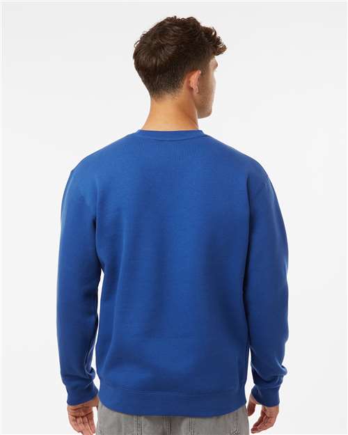 Independent Trading Co. IND3000 Unisex Heavyweight Crewneck Sweatshirt - Royal - model back