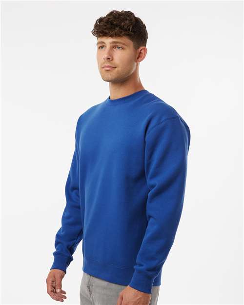 Independent Trading Co. IND3000 Unisex Heavyweight Crewneck Sweatshirt - Royal - model side