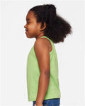 Rabbit Skins 3323 Toddler Fine Jersey Tank - Key Lime - model side