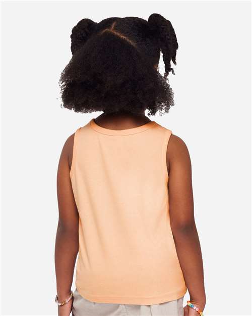 Rabbit Skins 3323 Toddler Fine Jersey Tank - Sunset - model back