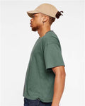 LAT 3520 Unisex Boxy Jersey Tee - Basil - model side