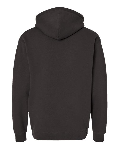 Independent Trading Co. IND4000 Heavyweight Hooded Sweatshirt - Asphalt - back