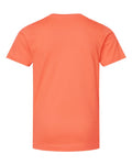 LAT 6101 Youth Fine Jersey Tee - Papaya - back