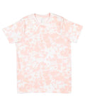 LAT 6101 Youth Fine Jersey Tee - Rose Tie Dye - front