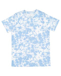 LAT 6101 Youth Fine Jersey Tee - Sky Tie Dye - front