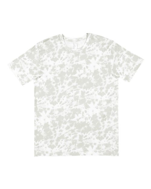LAT 6901 Unisex Fine Jersey Tee - Haze Tie Dye - front
