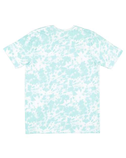 LAT 6901 Unisex Fine Jersey Tee - Island Tie Dye - back