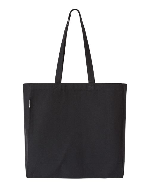 Liberty Bags 8503R Isabella Midweight Recycled Canvas Tote - Recycled Black - back