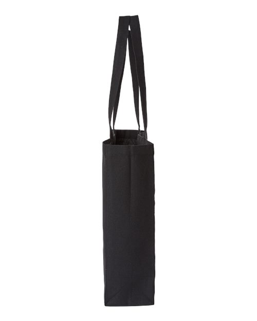 Liberty Bags 8503R Isabella Midweight Recycled Canvas Tote - Recycled Black - side