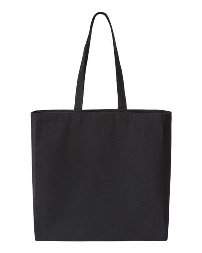 Liberty Bags 8503R Isabella Midweight Recycled Canvas Tote - Recycled Black - front